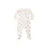 Bamboo Zip Footie In Pumpkins available at Blossom