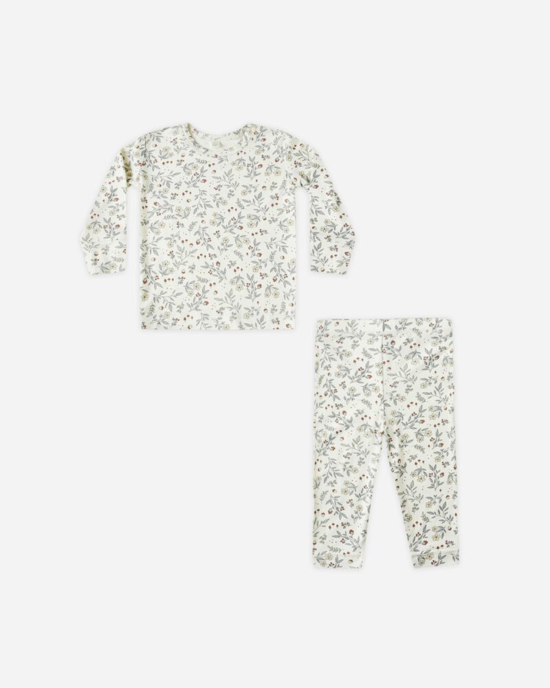 Bamboo Pajama Set In Woodland