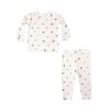 Bamboo Pajama Set In Pumpkins available at Blossom