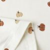 Bamboo Pajama Set In Pumpkins from Quincy Mae