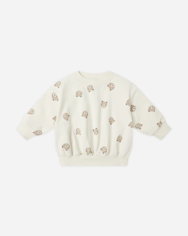 Relaxed Sweatshirt In Brown Bear from Quincy Mae