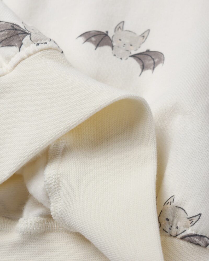Relaxed Fleece Sweatshirt In Bats from Quincy Mae