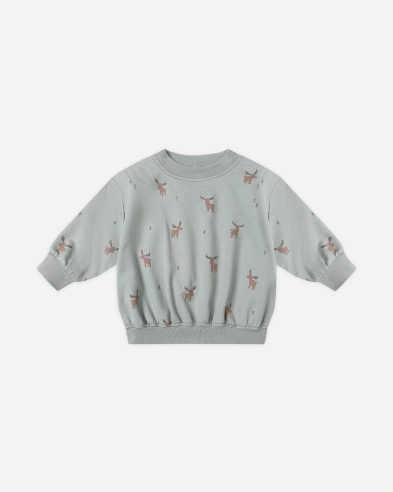 Relaxed Sweatshirt In Moose from Quincy Mae