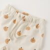 Relaxed Fleece Sweatpant In Smiley Pumpkins from Quincy Mae