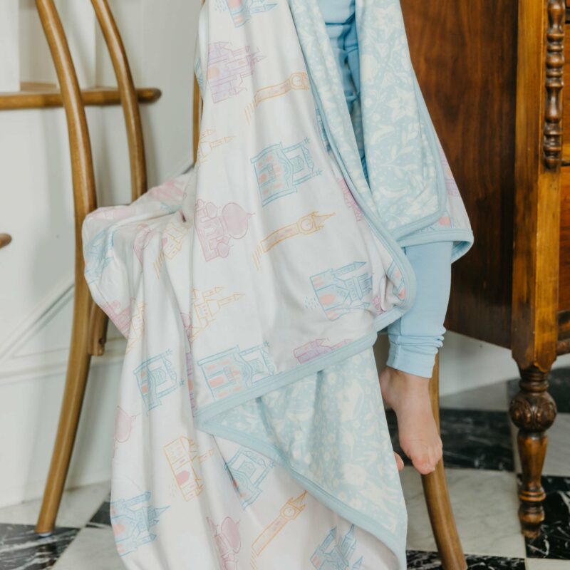 Princess Palaces 3-Layer Stretchy Quilt from Copper Pearl