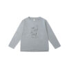 Raw Edge Long Sleeve Tee In Basketball from Rylee & Cru