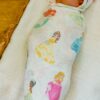 Copper Pearl Disney Princess Knit Swaddle Blanket Bedding