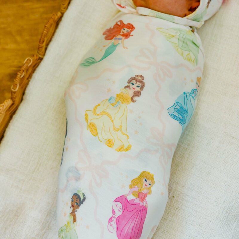 Copper Pearl Disney Princess Knit Swaddle Blanket Bedding