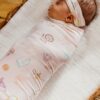 Enchanted Friends Knit Swaddle Blanket from Copper Pearl