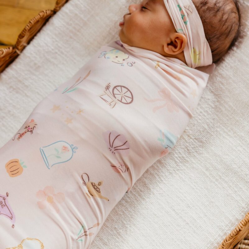 Enchanted Friends Knit Swaddle Blanket from Copper Pearl