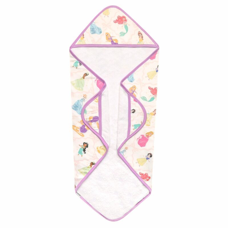 Copper Pearl Disney Princess Premium Knit Hooded Towel Bathtime