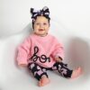 Boo Pink Knit Sweater from Gigi and Max