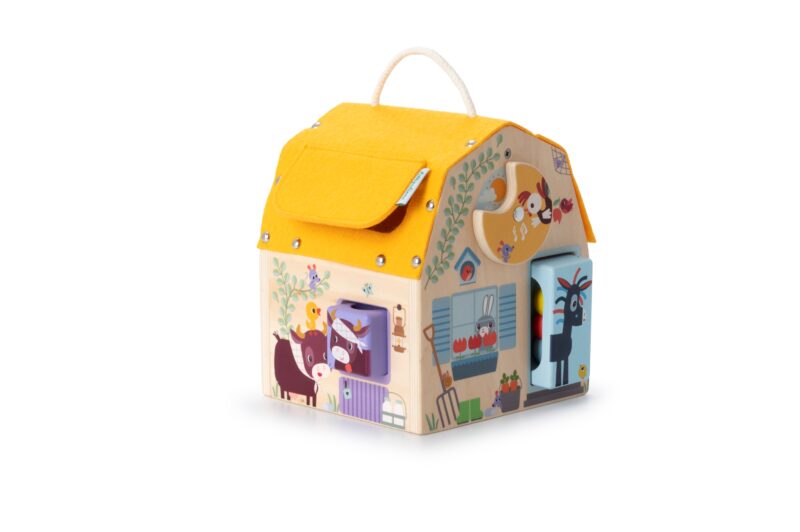 Janod Farm Sound & Shapes Exploring House Toys