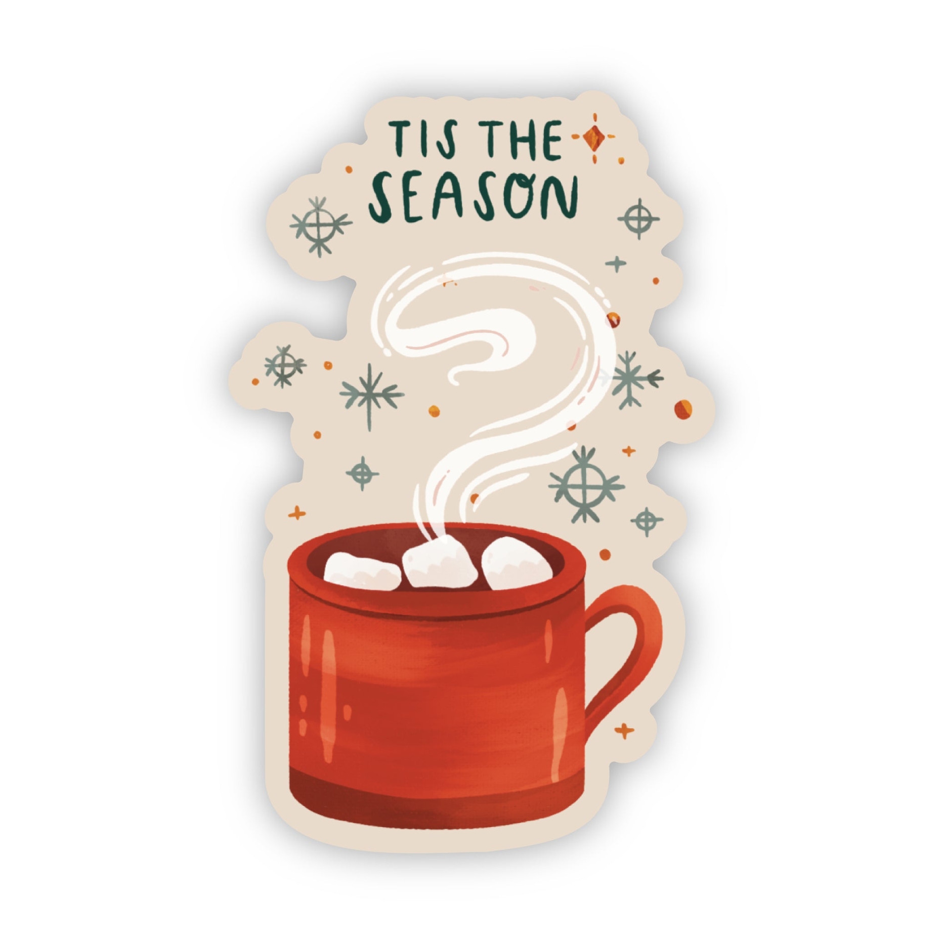 Big Moods T'is The Season Hot Cocoa Sticker