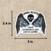 Umbra Mortis Sticker Crescent City Inspired from Kingdom of Threads