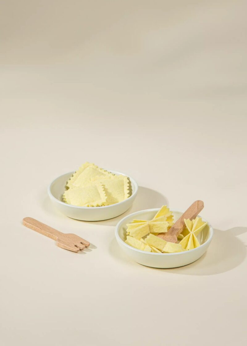 Wooden Pasta Playset from Coco Village Wooden Pasta Playset from Coco Village