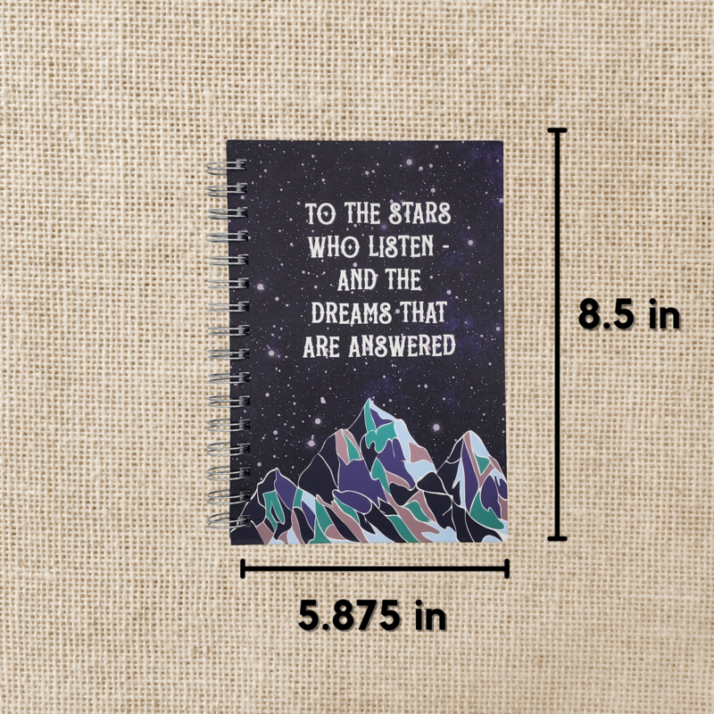 Stars Who Listen Spiral Notebook from Kingdom of Threads
