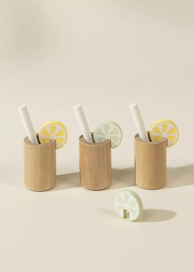 Wooden Lemonade Playset and Accessories made by Coco Village