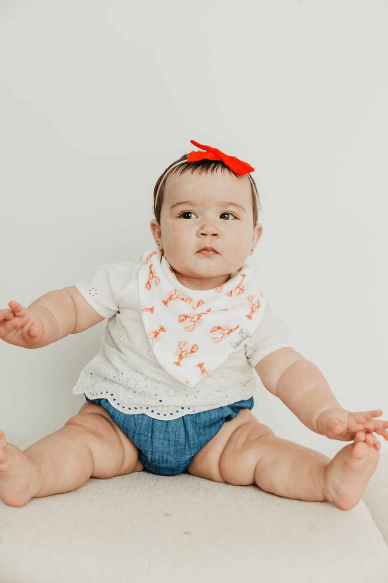 Copper Pearl Fischer Bandana Bib Set 4-Pack