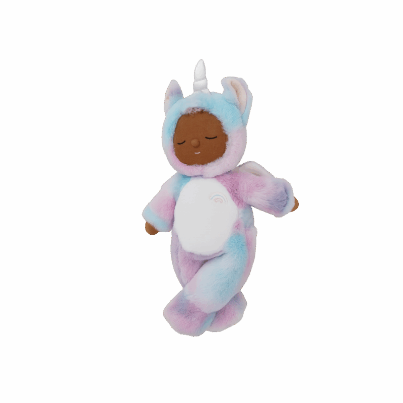 Olli Ella Cozy Dinkum Unicorn Stardust In Rainbow Toys