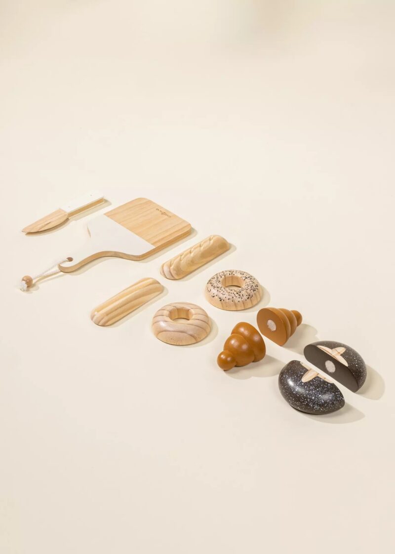 Wooden Bakery Set made by Coco Village
