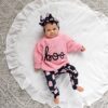 Gigi and Max Boo Pink Knit Sweater