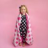 Draven Pink Ghost Plush Throw Blanket from Gigi and Max