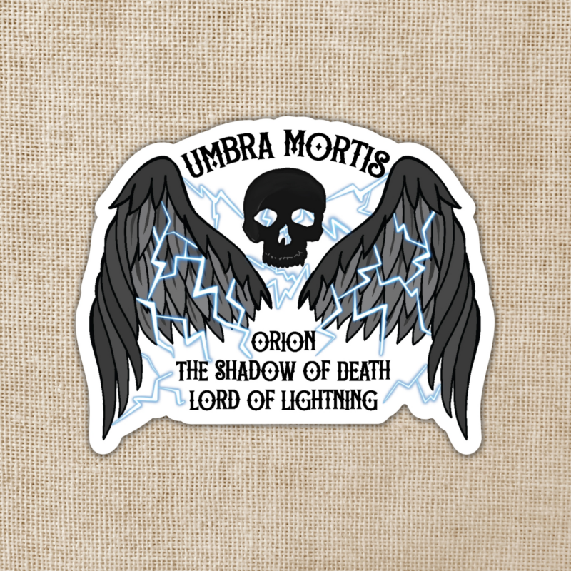 Kingdom of Threads Umbra Mortis Sticker Crescent City Inspired