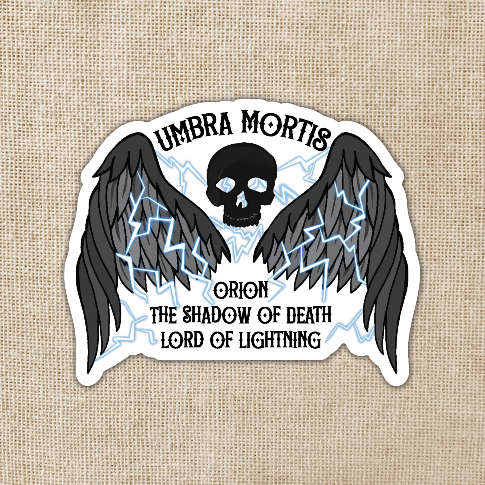 Kingdom of Threads Umbra Mortis Sticker Crescent City Inspired