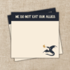 Kingdom of Threads We Do Not Eat Our Allies Sticky Notes From Fourth Wing