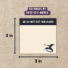We Do Not Eat Our Allies Sticky Notes From Fourth Wing from Kingdom of Threads