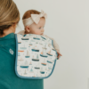 Copper Pearl Fischer Burp Cloth Set of 3