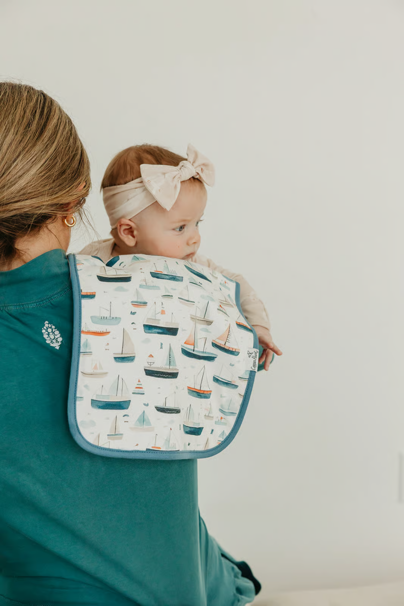 Copper Pearl Fischer Burp Cloth Set of 3