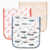 Copper Pearl Fischer Burp Cloth Set of 3
