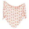 Copper Pearl Maine Knit Swaddle Blanket