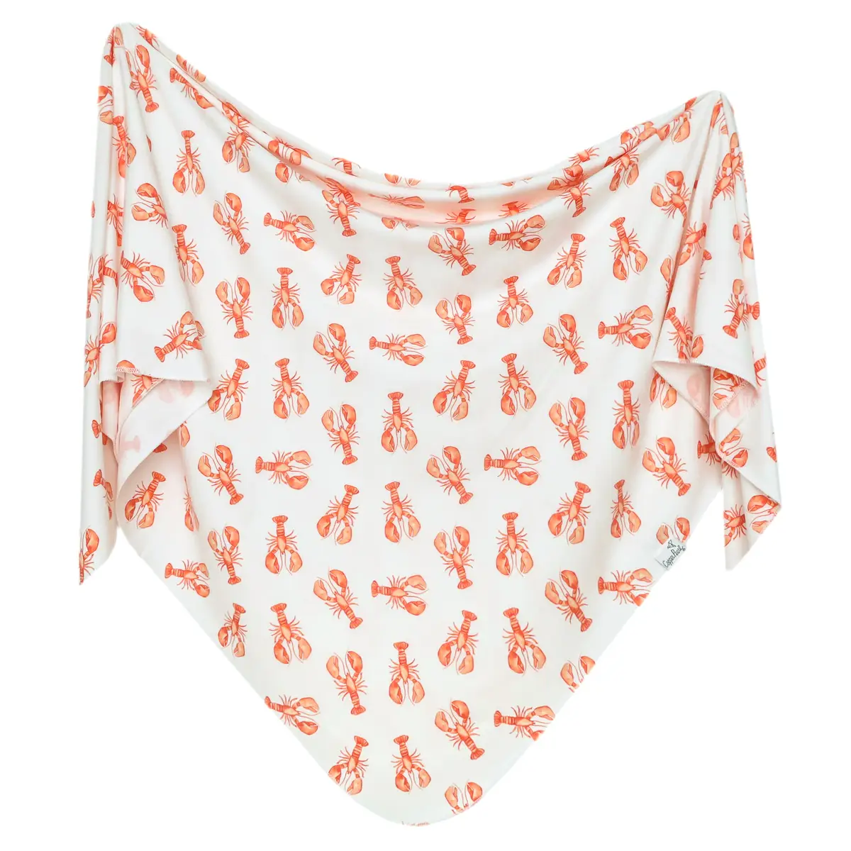 Copper Pearl Maine Knit Swaddle Blanket