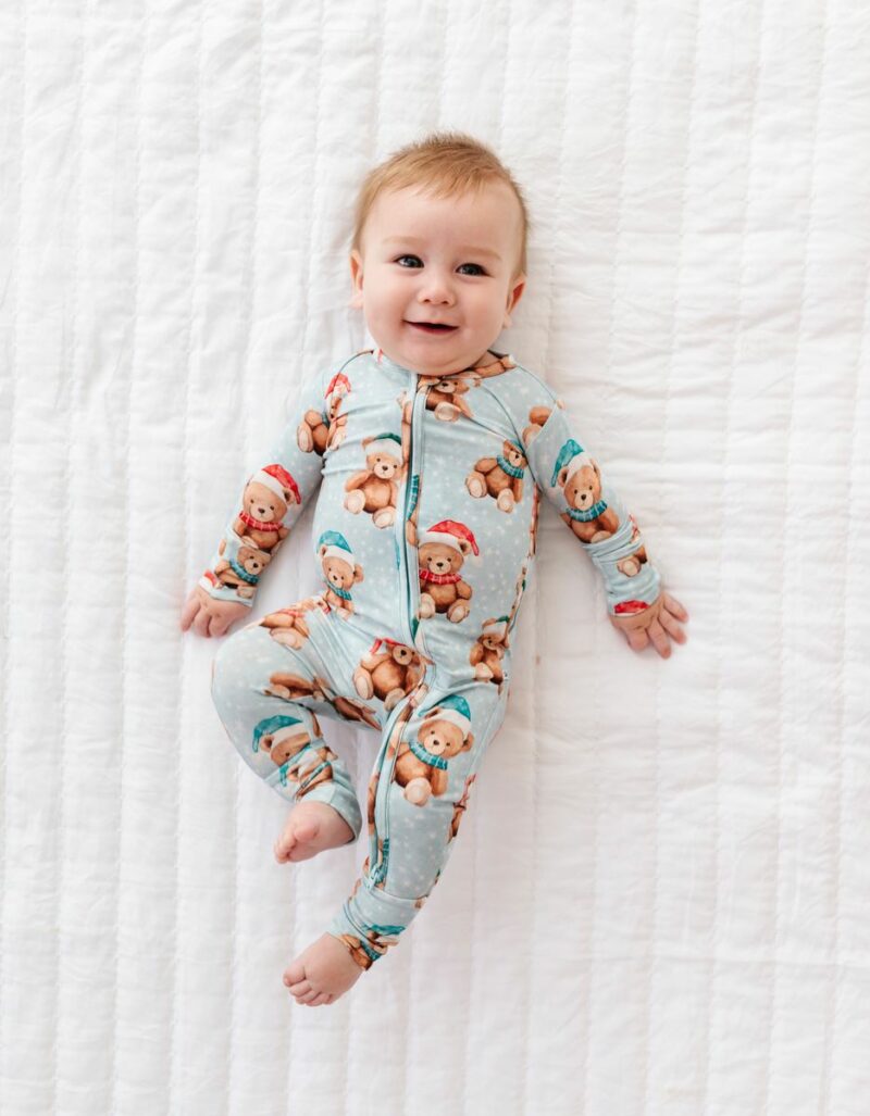 Beary Merry Bamboo Viscose Convertible Romper from Birdie Bean