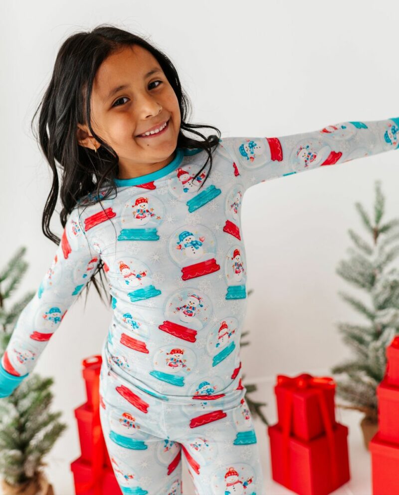 Jolly & Bright Bamboo Viscose 2-Piece Pajama Set from Birdie Bean