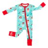 Santa Squad Bamboo Viscose Convertible Romper available at Blossom