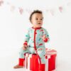 Birdie Bean Santa Squad Bamboo Viscose Convertible Romper