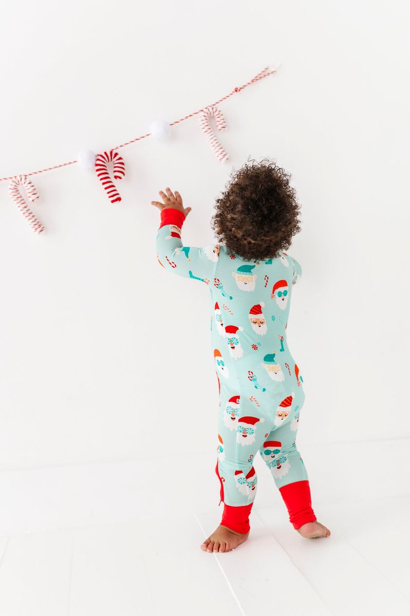 Santa Squad Bamboo Viscose Convertible Romper