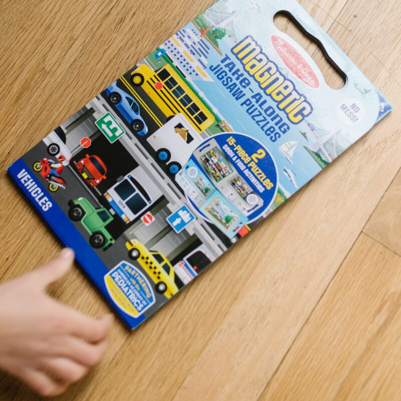 Melissa & Doug Take Along Magnetic Jigsaw Puzzles Vehicles part of our Cars & Trucks collection
