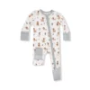 Cowboy Dogs  Bamboo Viscose Zipper Romper from Angel Dear
