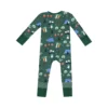 Camping Veggies Bamboo Viscose Zipper Romper