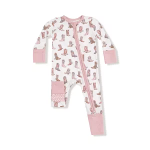 Angel Dear Future Cowgirl Bamboo Viscose Zipper Romper