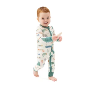 Angel Dear Fishing Things Bamboo Viscose Zipper Romper