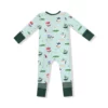 Golf Pros On Green Bamboo Viscose Zipper Romper from Angel Dear