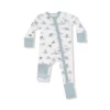 Angel Dear Migrating Mallards Bamboo Viscose Zipper Romper