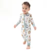Angel Dear Smores Bamboo Viscose Zipper Romper