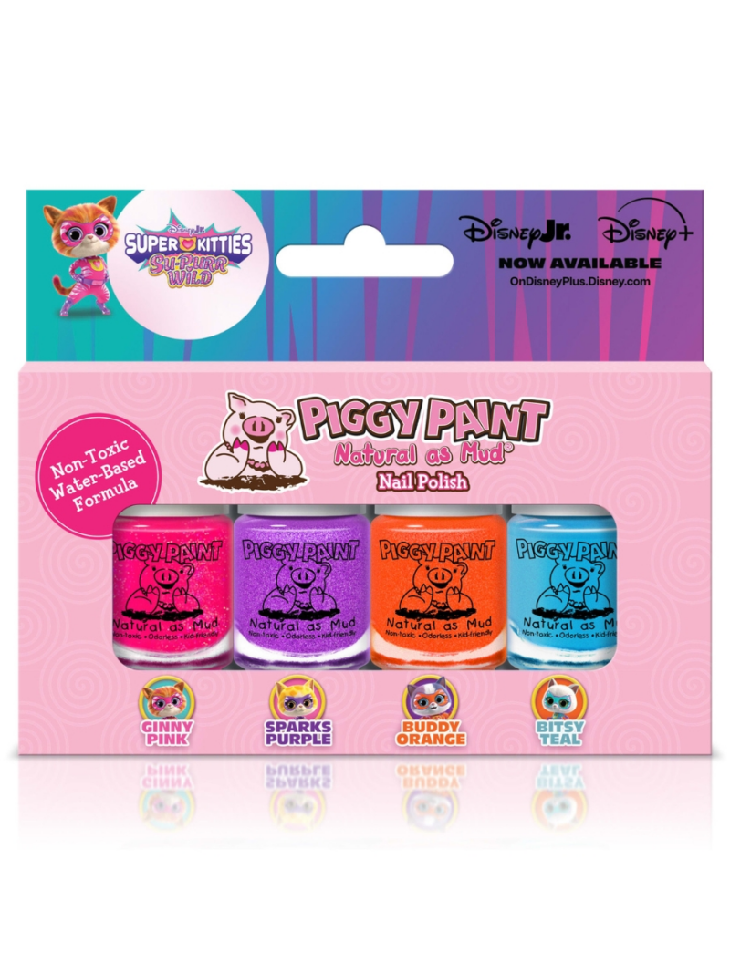 Piggy Paint SuperKitties Non-toxic Nail Polish Box Set
